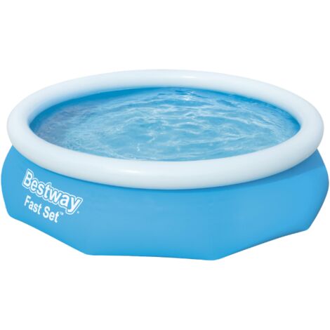 Bestway Piscine gonflable ronde Fast Set 305 x 76 cm bleu